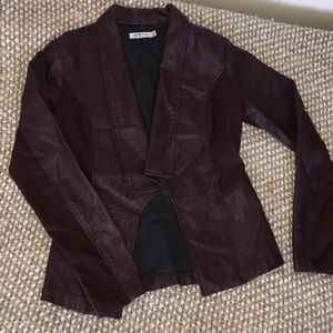 Just Fab leather jacket never been worn!